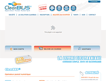 Tablet Screenshot of clearbus.fr